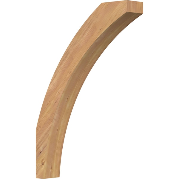 Ekena Millwork 5 1/2"W x 28"D x 40"H Thorton Smooth Knee Brace, Western Red Cedar BRC06X28X40THR00SWR - main